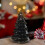 Resin Tabletop Christmas Tree Ornament with Crystal Chips 5