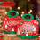 Sacolas de Natal reutilizáveis com tema do Papai Noel, com zíper e alças. 5