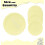 25 pratos de papel amarelo com borda ondulada, 23 cm (9 polegadas) 3