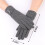 Guanti da donna in pile per touchscreen, beige, taglia M 4