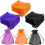 Halloween organza presentpåsar för godis, 12 st 5