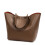 Borsa da donna squisita e comoda, borsa a tracolla retrò semplice, borsa alla moda 1