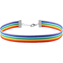Collana regalo per omosessuali, collana LGBT Pride, design artigianale con perline e tocco vintage, ideale per eventi Pride e per uso personale.
