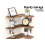 Levede 4PC L-Shaped Wooden Floating Corner Shelves 3