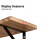 Levede 4PC L-Shaped Wooden Floating Corner Shelves 4