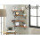 Levede 4PC L-Shaped Wooden Floating Corner Shelves 7