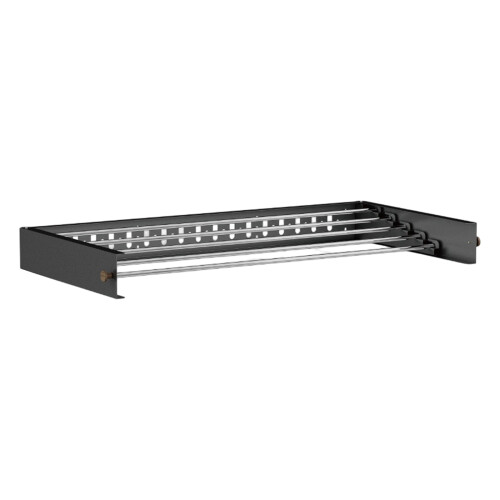 Modern Black Folding Garment Hanger Durable Metal-100