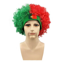 Elegant Synthetic Fiber Football Game Hat Fan Wigs For Fan-08