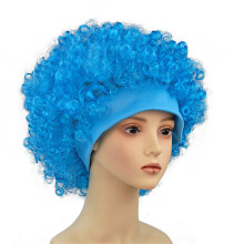 Elegant Synthetic Football Game Fan Wigs Headwear For Sports-15