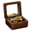 Wooden Music Box with Mirror Wind Up Clockwork-Lovers 1