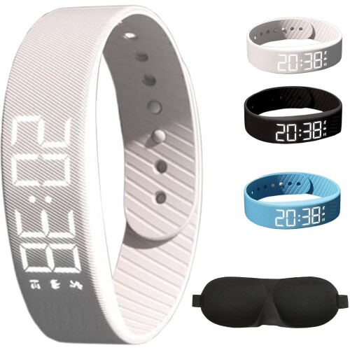Fitsleeps vibrációs ébresztőóra fehér