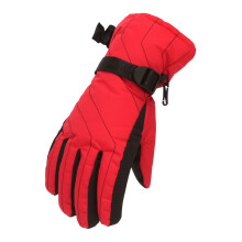 Rode waterdichte thermische winterhandschoenen voor heren