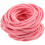 Rosa tunna hårsnoddar för flickor – 100-pack 1