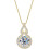 Collar infinito de moissanita, plata 925 1