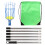 Fruit Picking Rod with Basket Telescoping Extendable-Blue 2.4m 1