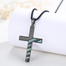 Colier Cruce Celtică din Argint Sterling