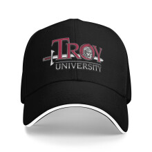 Gorra de béisbol unisex de la Universidad de Troy, de algodón ajustable.