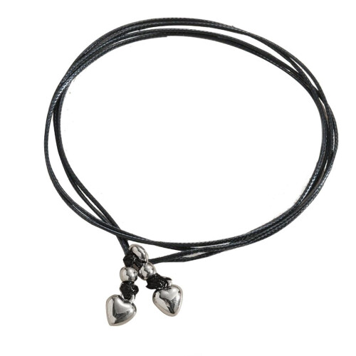 Boho legering hanger meerlaagse enkelband
