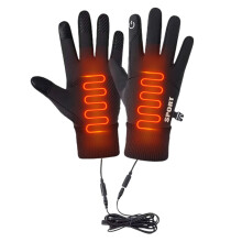 USB-beheizbare Handschuhe XL, wasserdicht, Touchscreen-Winterhandschuhe