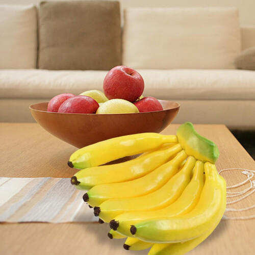 Cacho de bananas artificial realista – Expositor de frutas de espuma