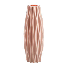Geometrische PP-Vase 5,5 x 21 cm – Bruchsicher für Zuhause &