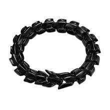 Pulsera Punk Head Link para hombre – Cadena de aleación ajustable,