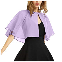 Damesjal i chiffon – Elegant kvelds- og bryllupssjal