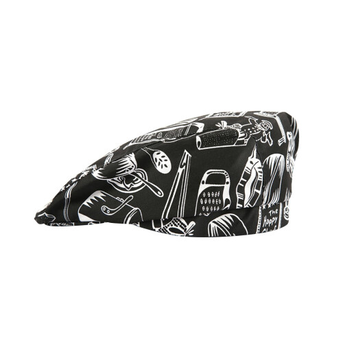 Boina unisex de algodón para chefs y personal de catering.
