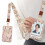Herzförmiges Handy-Lanyard mit verschiebbarem Kartenhalter, 1