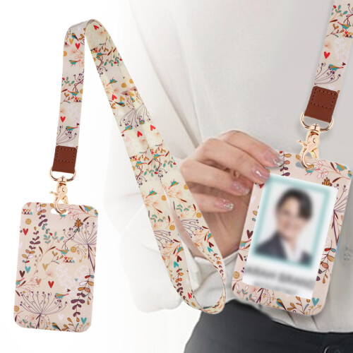 Herzförmiges Handy-Lanyard mit verschiebbarem Kartenhalter,
