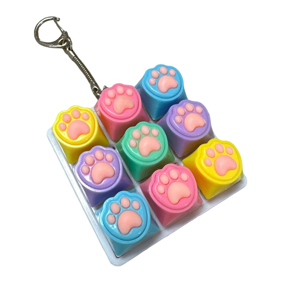 9-Key Clicky Switch Toy For Stress Relief & Keyboard Testing 9301715834449