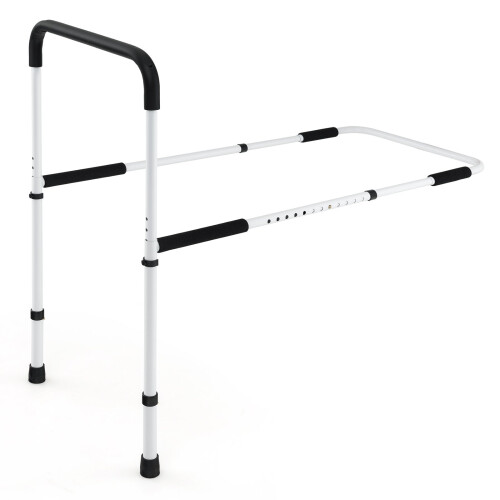 Adjustable Bed Rail, Safety Support for Seniors, 160kg Capacity