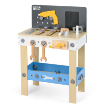 Établi en bois pour enfants avec tableau noir