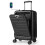 Valise rigide extensible et légère pour PC de 20 pouces avec port USB 1