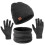 Conjunto unisex de gorro, bufanda y guantes de punto. 1
