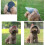 Comfortable Pet Cap Adjustable Cats Sunbonnet For Various-Red S 4
