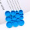 Silicone Keychain Mold Round Glossy with Hole 4