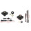 Set mecanism de ceas metalic cu ace – ax de 20 mm 3