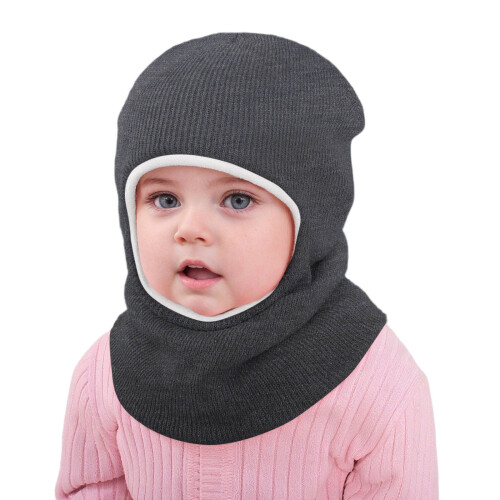 Kinderwintermuts van fleece met oorwarmers 1