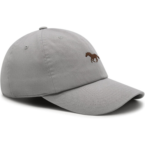 Hesteprint bomuldsfarhue unisex justerbar 2