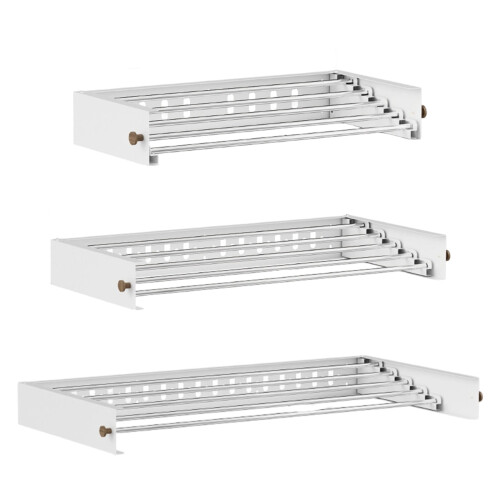 Efficient Storable Clothing Drying Stand In Neutral Finish-80 1