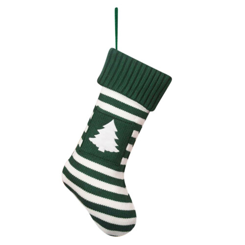 Weihnachtsgeschenktüte mit Baum- und Schneeflockenmotiv 1
