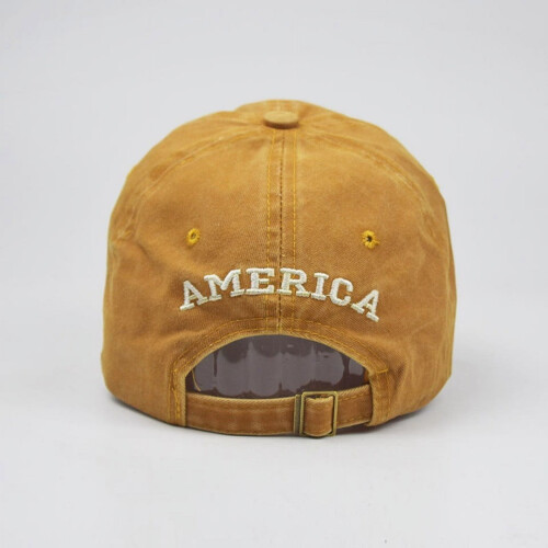 Vintage, gewassen patriottische baseballpet – One Size 2