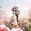 Skeleton Couple Keychain Gothic Style Pendant 5