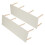 2Sets Beige Wood Kitchen Pegboard Adjustable Modular Dish Drainer Rack 1