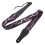 Lanière Guitare Violet Polyester Cuir Réglable Usage Scénique 1
