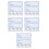 Blue Compact Bottle Stickers Writable Food Storage Label Decals 1