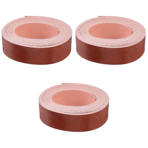 Brown PU Strips for Crafts DIY Bag Strap Material Decor
