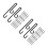 360Pcs Black Plastic Hooks for Hanging Multipurpose Towel Hat Storage 3