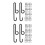 360Pcs Black Plastic Hooks for Hanging Multipurpose Towel Hat Storage 4